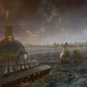 Illustration for article titled Gorgeous new concept art of Thors rainbow bridge
